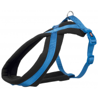 Nylonový postroj PREMIUM podšitý 30-55cm/15mm (XS-S), královská modrá