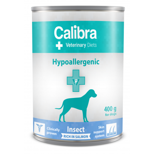Calibra VD Dog konz. Hypoallergen. Insect&Salmon 400g (při odběru min. 12 ks)