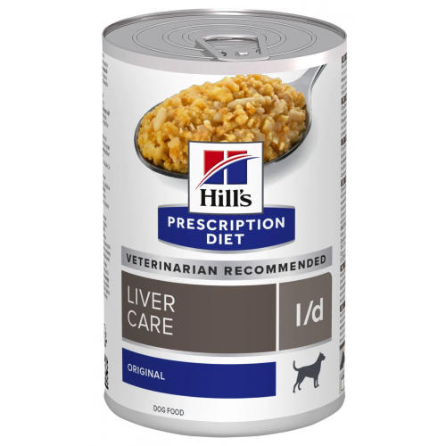 Hill's Prescription Diet L/d Péče o játra konzerva 370 g (min. odběr 12 ks)