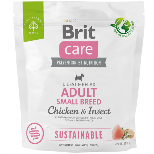 Brit Care Dog Sustainable Adult Small Breed 1 kg NEW