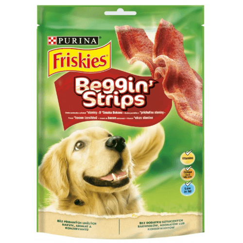 Friskies pochoutka pes Snack Beggin Strips bacon 120g