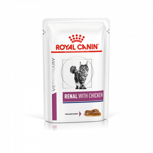 Royal Canin VHN CAT RENAL CHICKEN GRAVY kapsičky 12 x 85 g