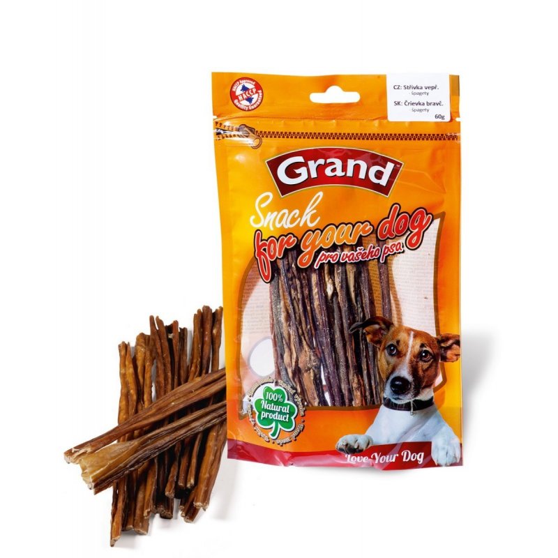GRAND sušená vepřová střívka špagety 60g