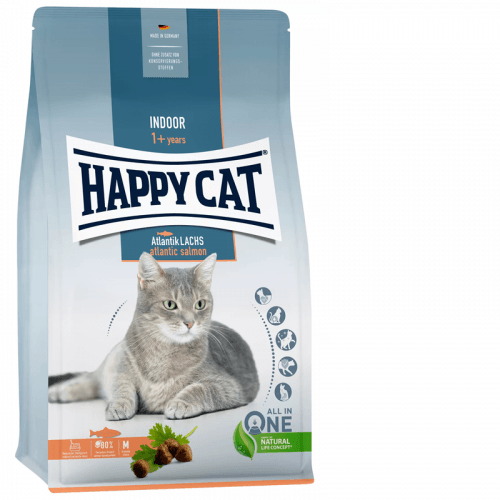 Happy Cat Supreme ADULT - Indoor Atlantik-Lachs 4 kg