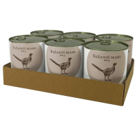 BOHEMIA Bažantí maso ve vlastní šťávě SIX PACK6x800g