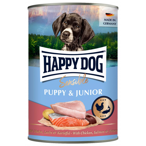 Happy Dog SENSIBLE Puppy Lachs - losos 400 g