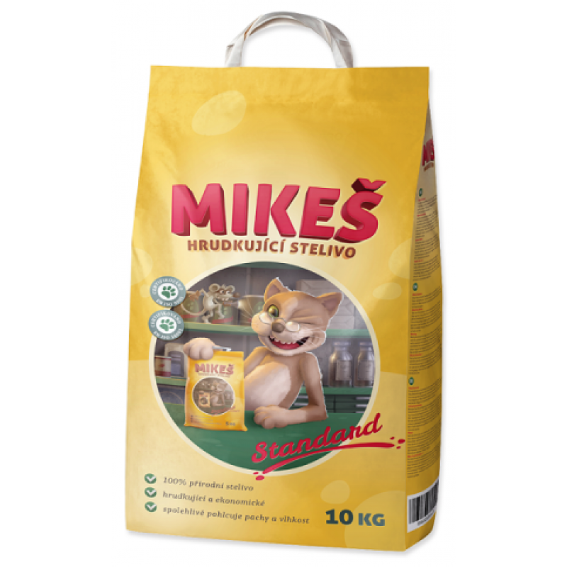 Mikeš Standard Podestýlka kočka pohlc. pachu 10kg