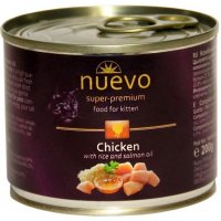 Nuevo Cat kotě konzerva Kitten Chicken 200g