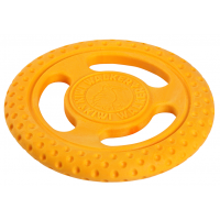 Hračka pes FRISBEE MAXI plov. z TPR oranžová Kiwi