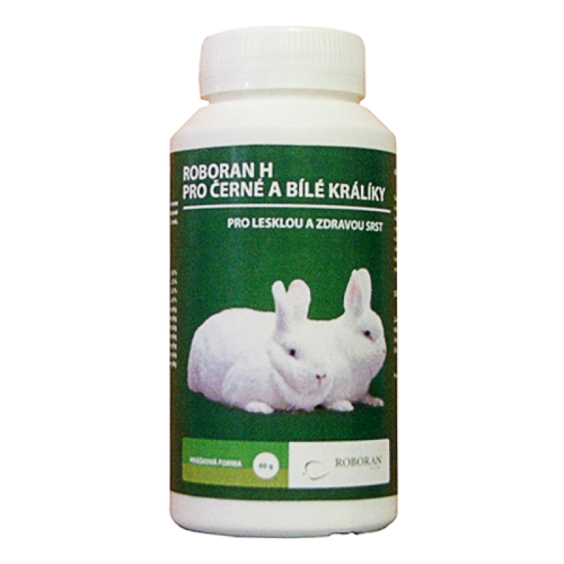 Roboran H pro králíky Černé a Bílé plv 60g