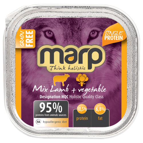 Marp Mix vanička pro psy jehně+zelenina 100g