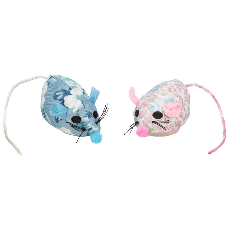Myška mini látková s catnipem, 4,5 cm