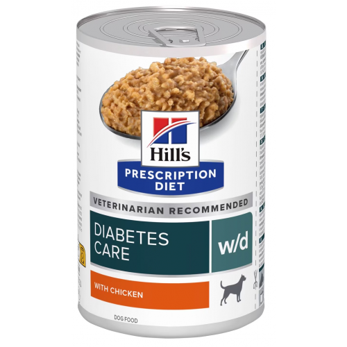Hill's Prescription Diet w/d Diabetes Mellitus konzerva 370 g (min. odběr 12 ks)