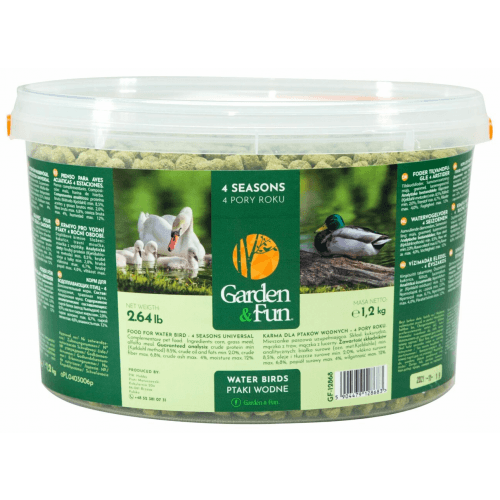 GARDEN FUN krmivo pro vodní ptáky kyblík 1,2 kg