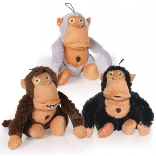Plyšové hračky Crazy monkey černá 36cm Tommi