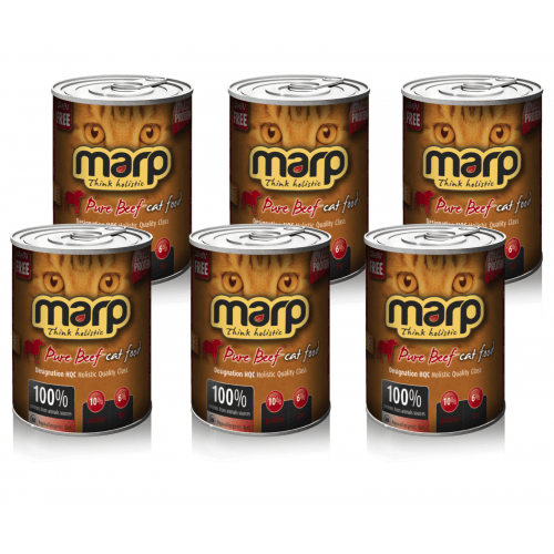 Marp Beef konzerva pro kočky s hovězím 6x400g