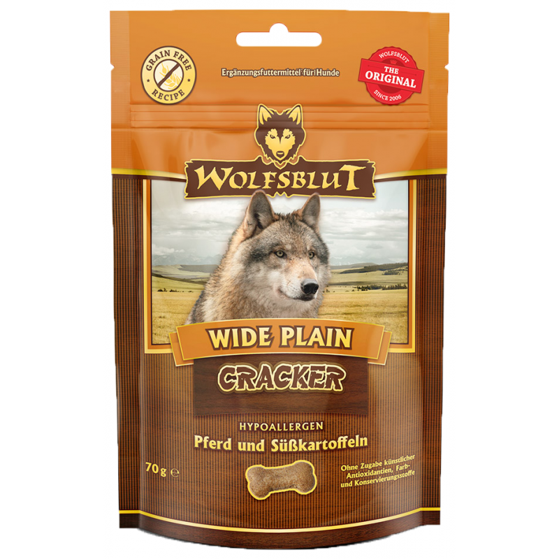 Wolfsblut Dog Cracker Wide Plain 70g