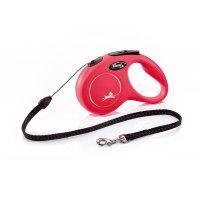 Vodítko FLEXI Classic NEW S lanko 5m/12kg červená
