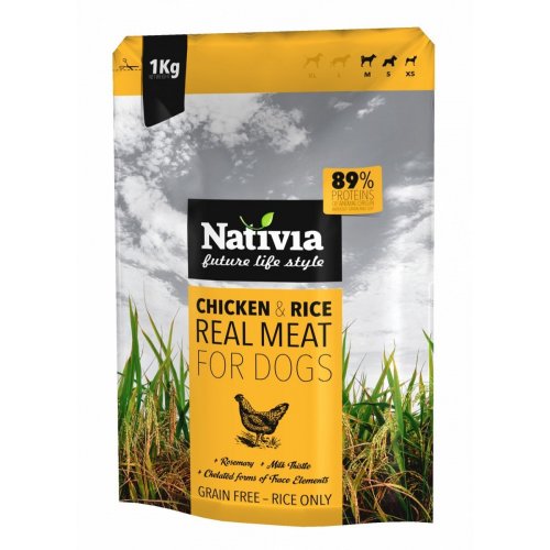 Nativia Real Meat Chicken&Rice 1kg