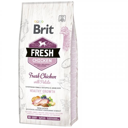 Brit Dog Fresh Chicken & Potato Puppy Healthy Growth 12kg