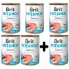 5x Brit Paté & Meat Salmon 400g + 400g ZDARMA