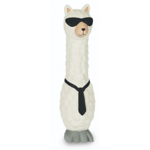 Hračka pes Alpaka latex bílá 40cm KAR