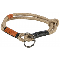 BE NORDIC polostahovací obojek, S: 35 cm/ ø 6 mm, písková/černá