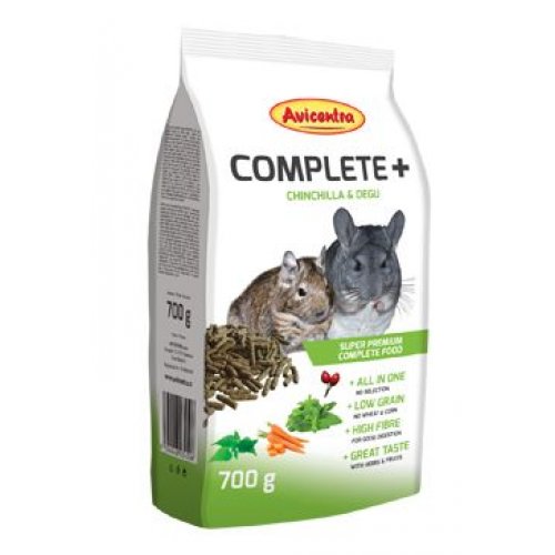 Avicentra COMPLETE+ činčila, osmák 700g