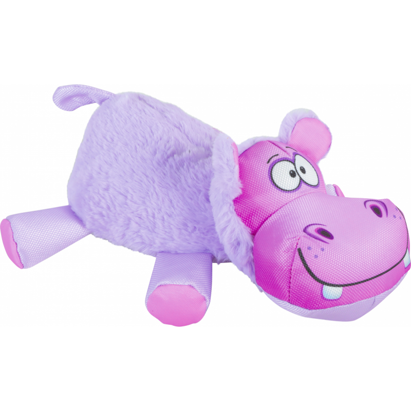 Hračka pes FRIENDS HICHAM HIPPO M plyš růžová Zolux