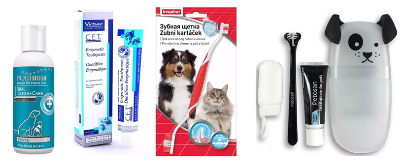 Dentální potřeby pro psy a kočky