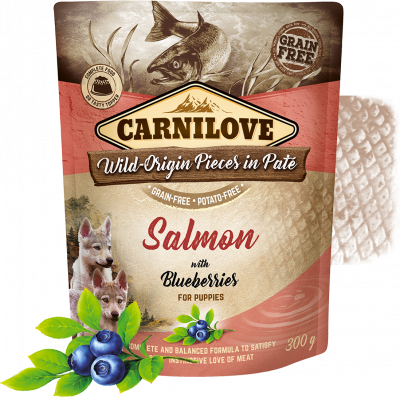 Carnilove Salmon With Blueberries for Puppies kapsičky
