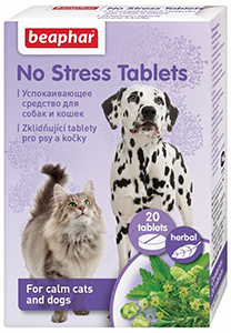 Zklidňující tablety Beaphar No Stress pro psy a kočky