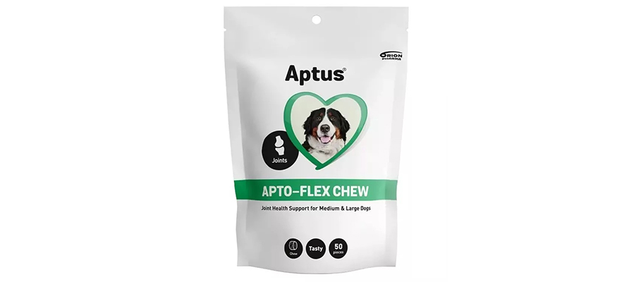 APTO-FLEX CHEW – 50 žvýkacích tablet, je vhodný pro střední a velké psy