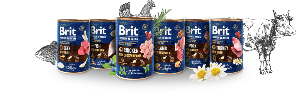 Premium Canned Brit Premium van nature